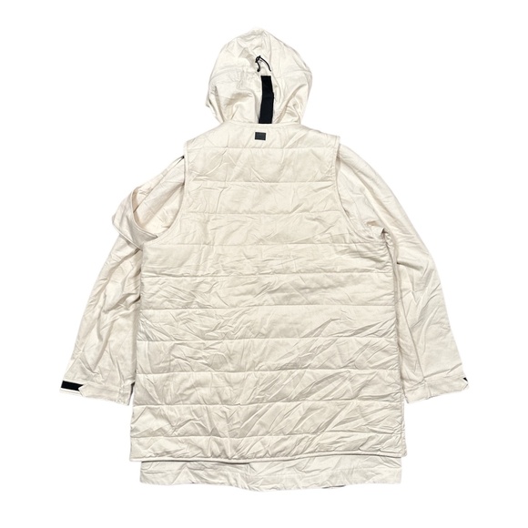 G-Star RAW Research Aitor Throup 3-in-1 Strett TS Parka Coat Cream Mens Medium - Picture 2 of 15